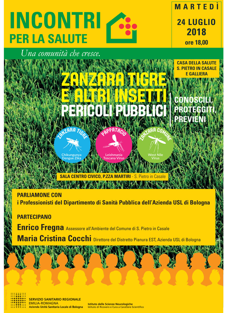 Zanzara tigre e altri insetti, pericoli pubblici. Conoscili, proteggiti, previeni.
