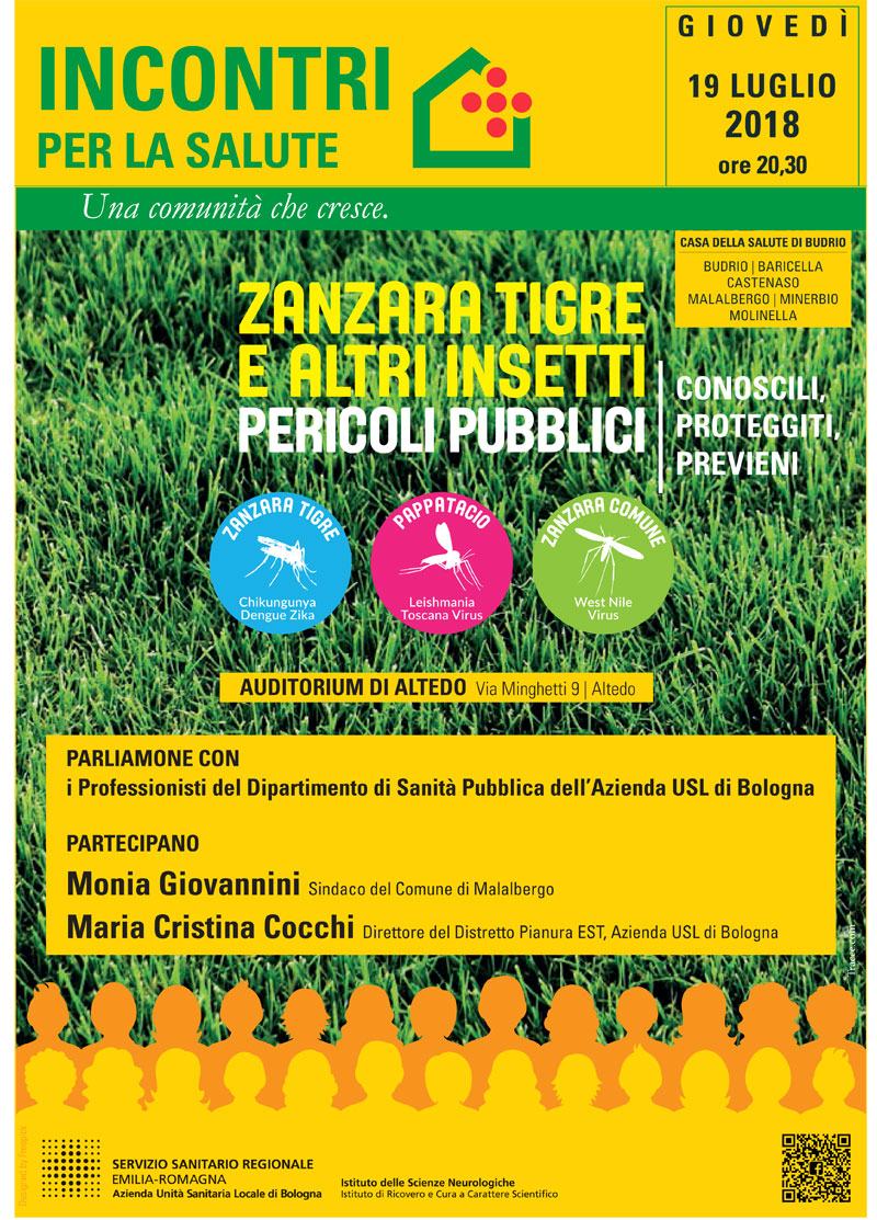 Zanzara tigre e altri insetti, pericoli pubblici.  Conoscili, proteggiti, previeni