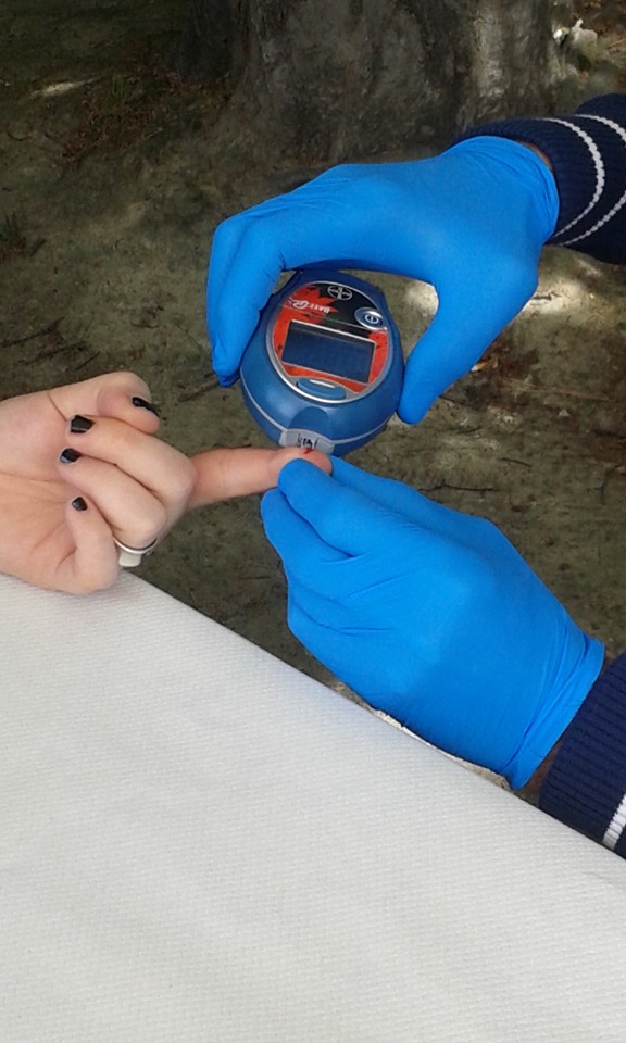 Il test della glicemia