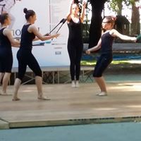 Sul palco ginnastica ritmica