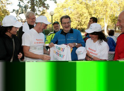 Romano Prodi a Race for the cure 2007 