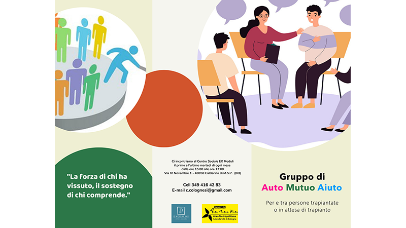 Ponti di Vita: incontri di auto mutuo aiuto per persone trapiantate o in attesa di trapianto