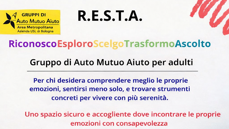 R.E.S.T.A. Riconosco, esploro, scelgo, trasformo, ascolto