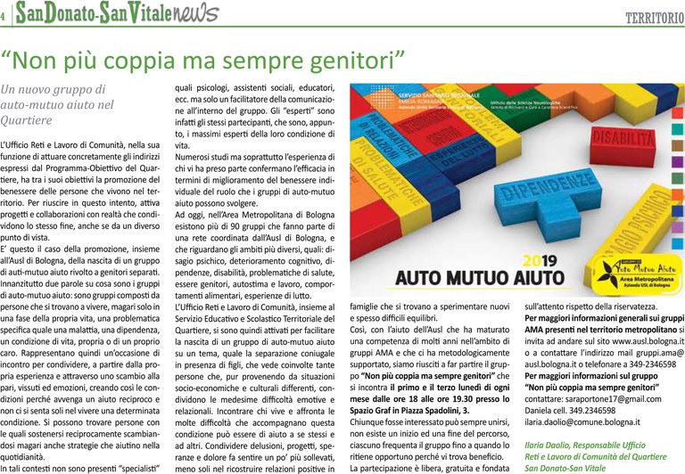 Non più coppia ma sempre genitori