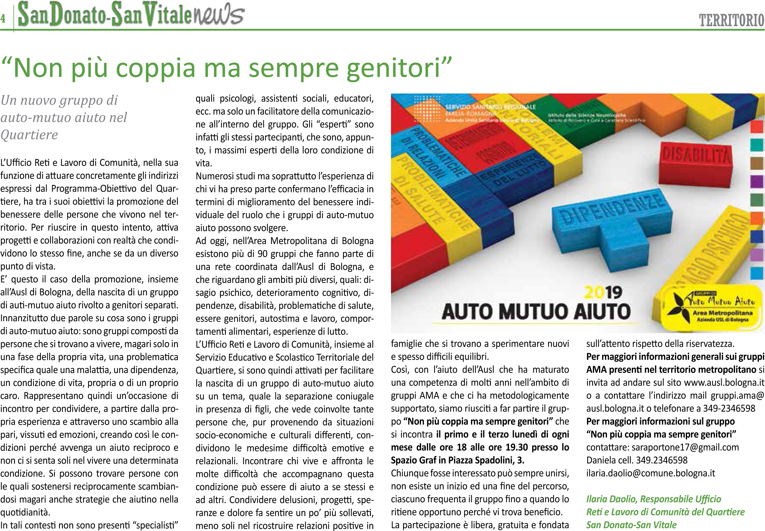 Non più coppia ma sempre genitori