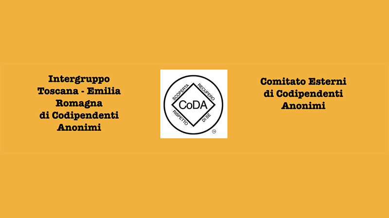 Riunione aperta di Codipendenti Anonimi Riunione aperta di Codipendenti Anonimi