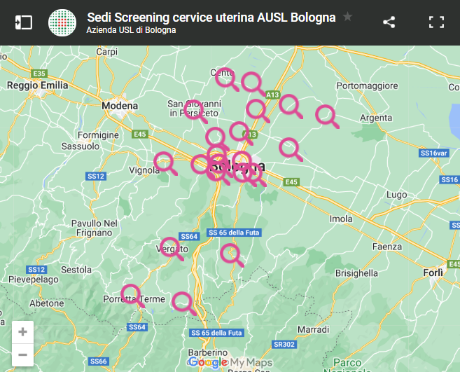 Mappa screening CU