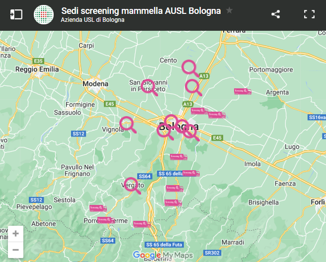 Mappa Screening Mammella