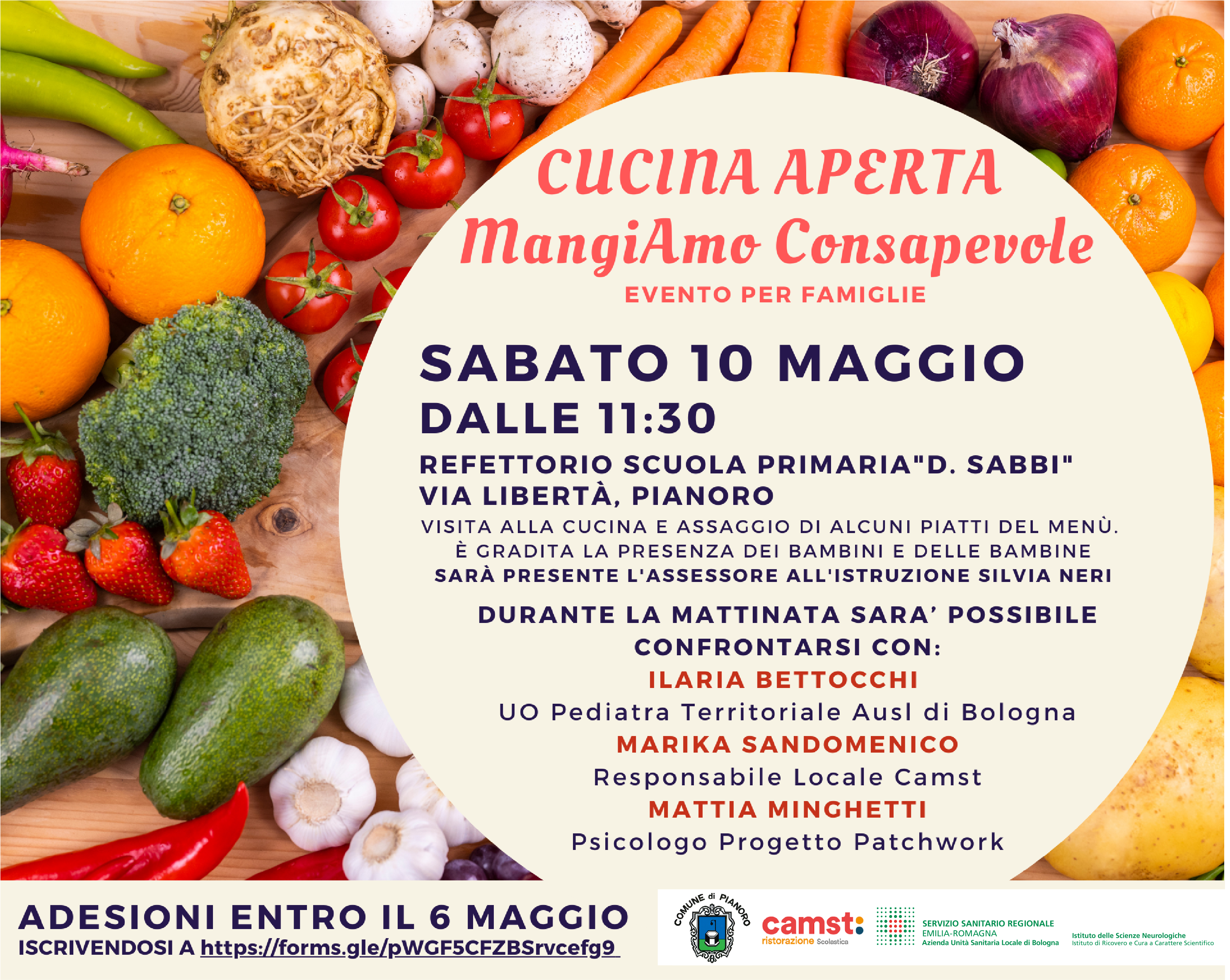 Cucina aperta. Mangiamo consapevole