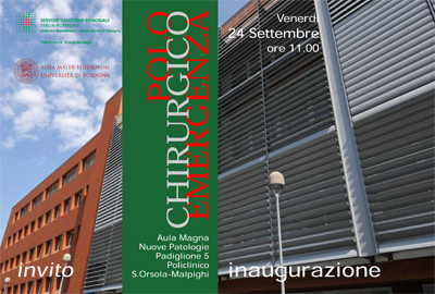 Inaugurazione Polo Chirurgico e dell'Emergenza
