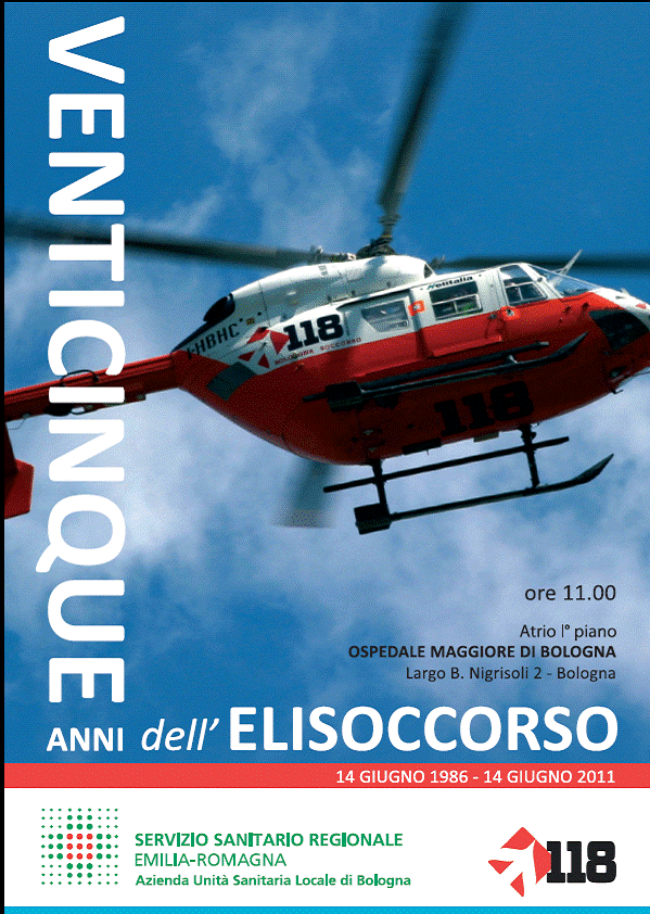 Venticinque anni dell'Elisoccorso