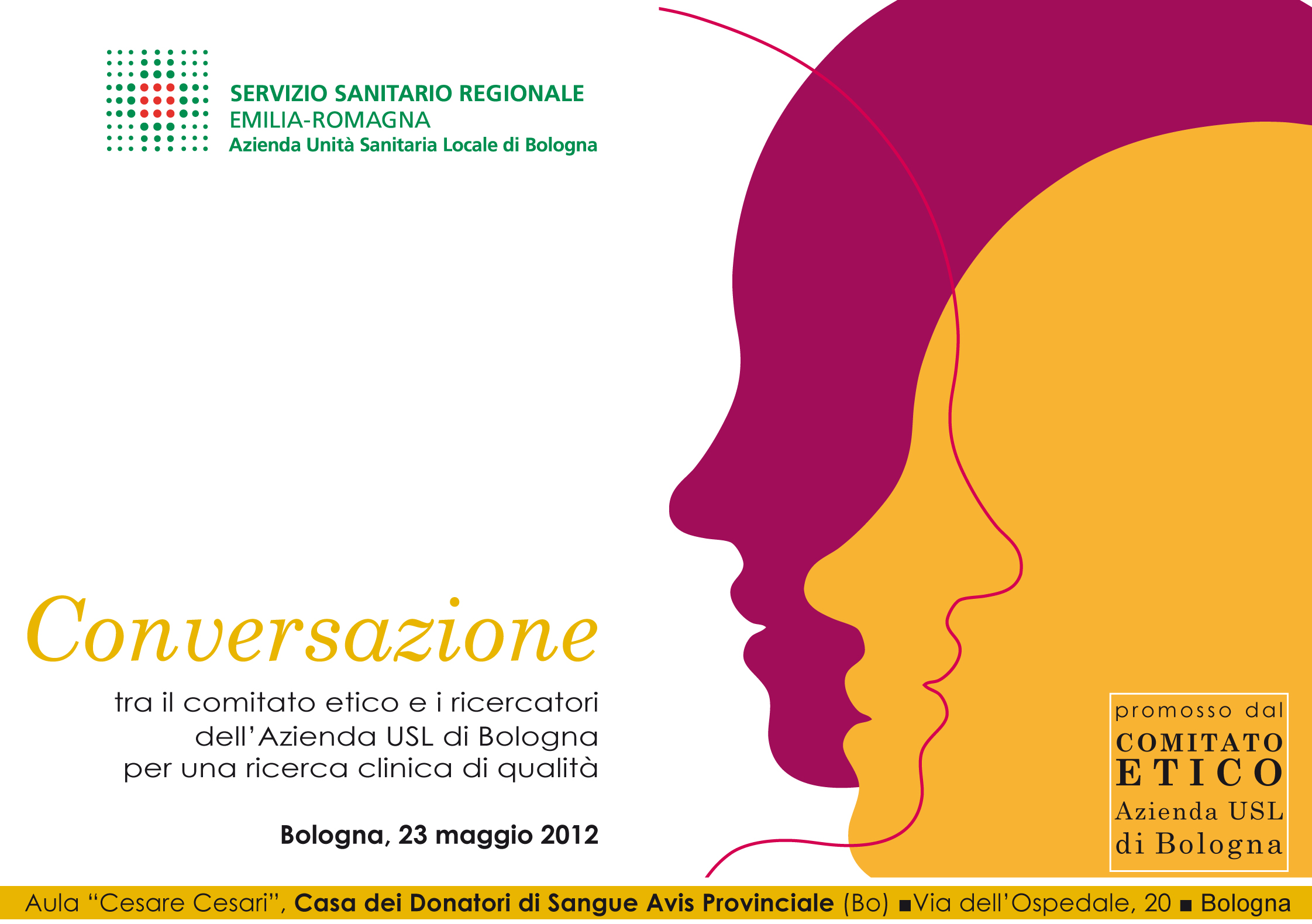 Conversazione tra il Comitato Etico e i ricercatori dell'Azienda USL di Bologna per una ricerca clinica di Qualità