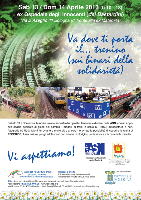 Va dove ti porta il trenino ...sui binari della solidarietà.