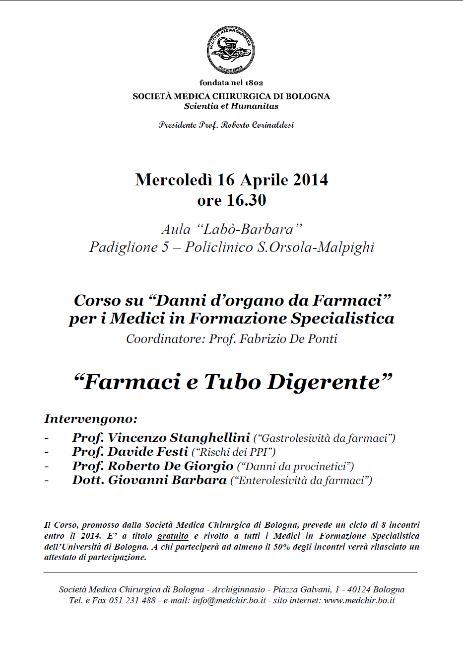 Farmaci e Tubo digerente 