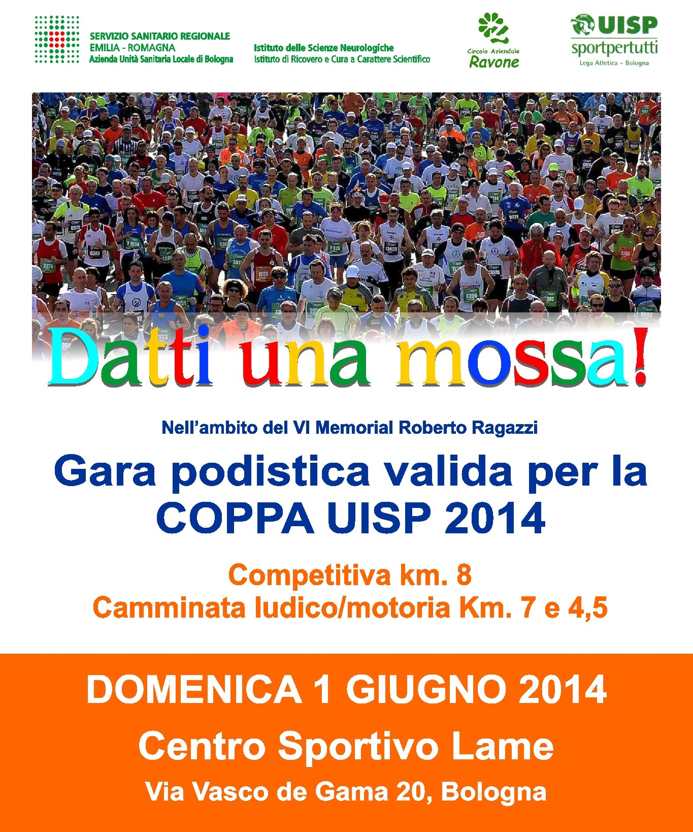 Datti una mossa! Gara podistica valida per la coppa Uisp 2014