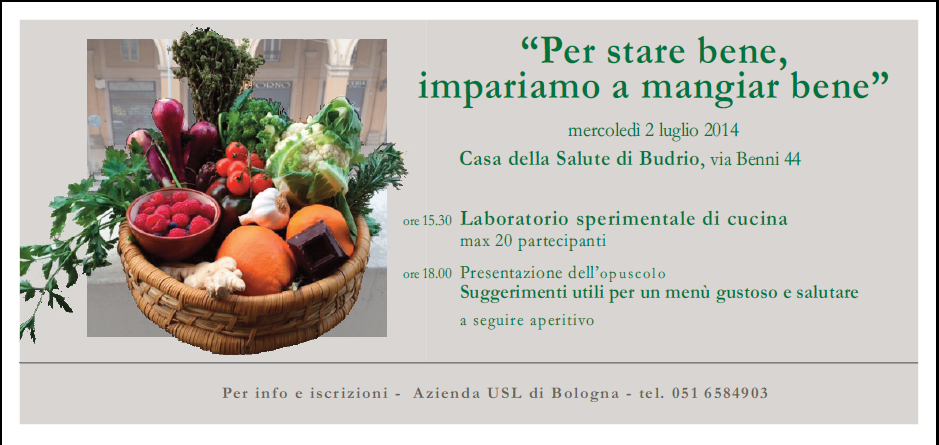 Per stare bene,impariamo a mangiar bene