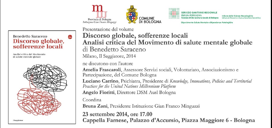 Discorso globale, sofferenze locali  - Analisi critica del Movimento di salute mentale globale 
