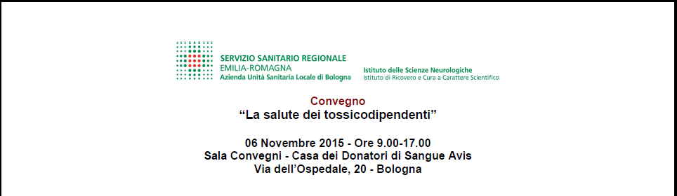 “La salute dei tossicodipendenti”  