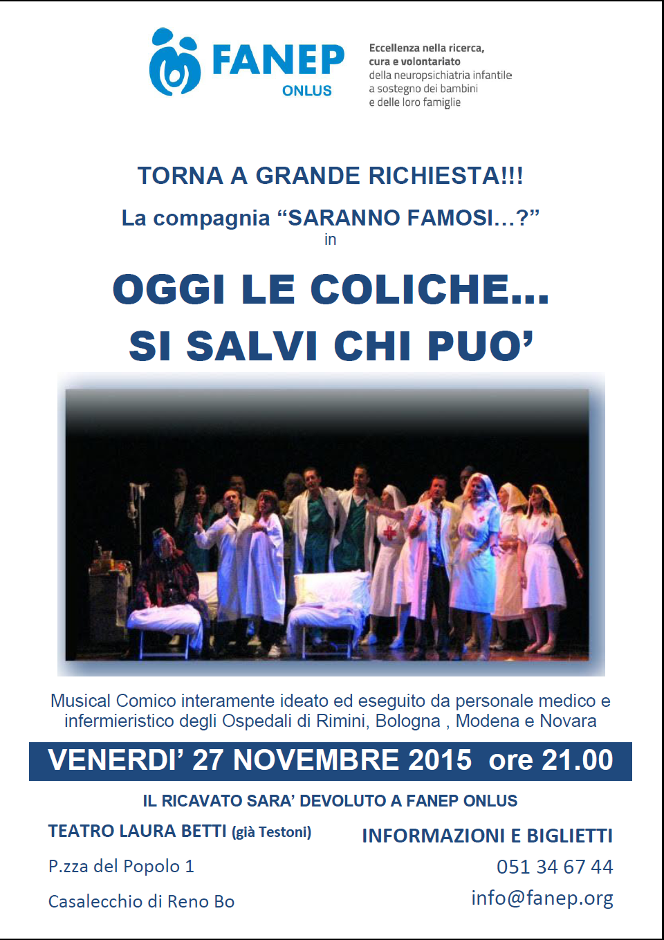 Oggi Le Coliche... Si salvi chi può