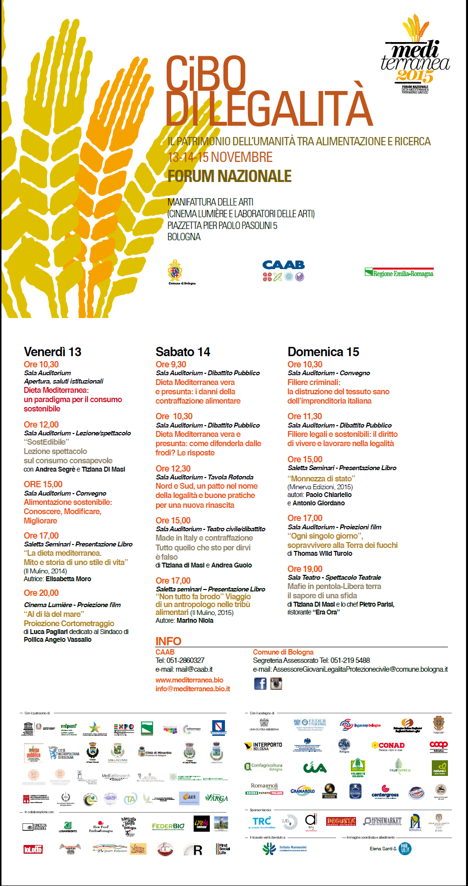 Mediterranea 2015. CiBO di Legalità