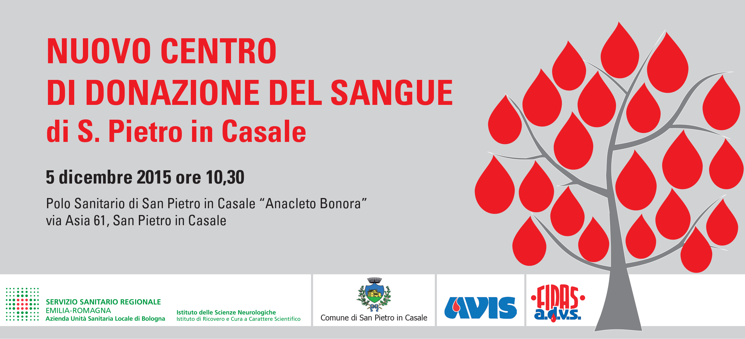 Nuovo Centro di Donazione del sangue di San Pietro in Casale