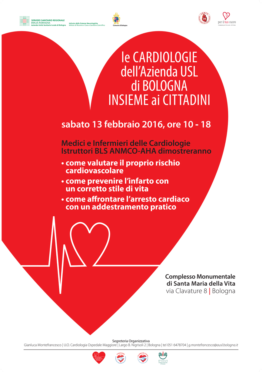 le CARDIOLOGIE dell’Azienda USL di BOLOGNA INSIEME ai CITTADINI