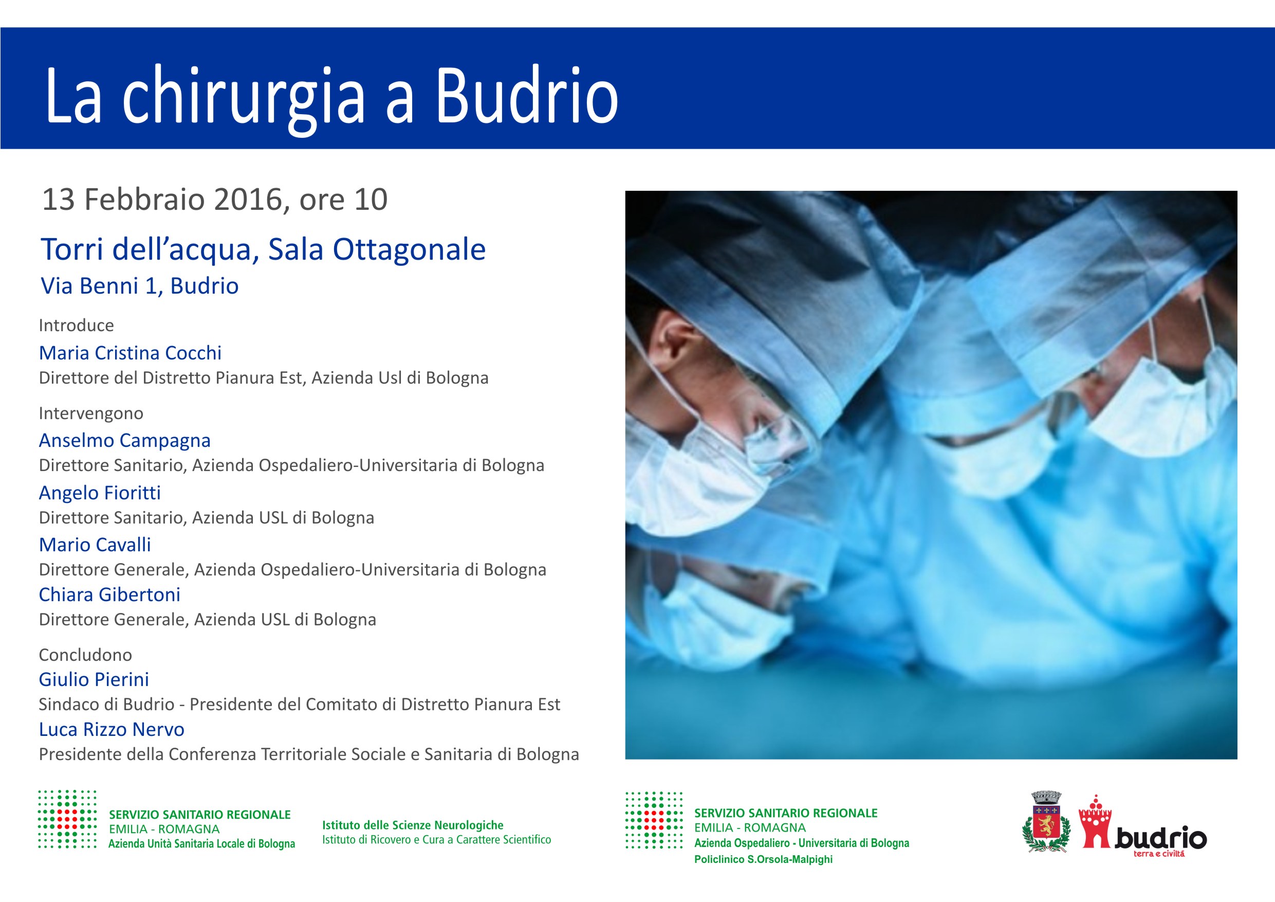La chirurgia a Budrio