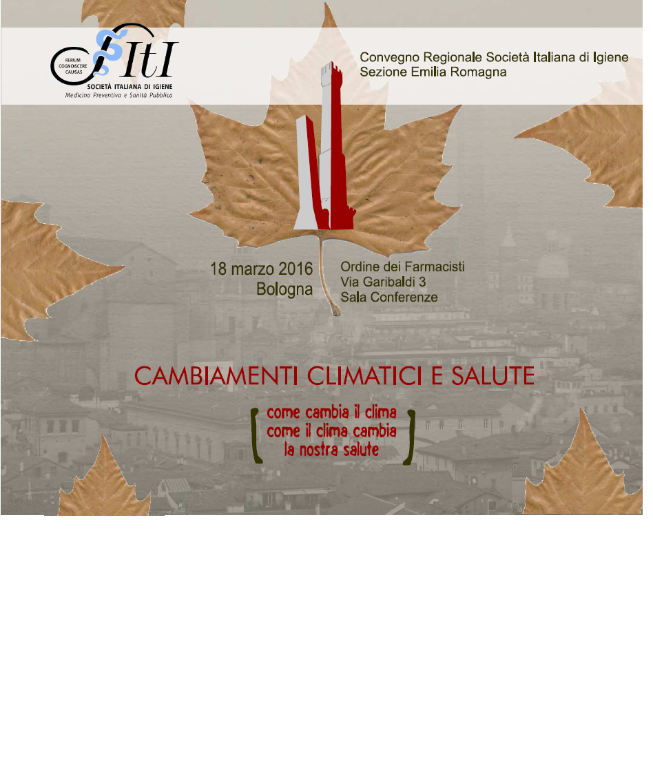 Cambiamenti Climatici e salute