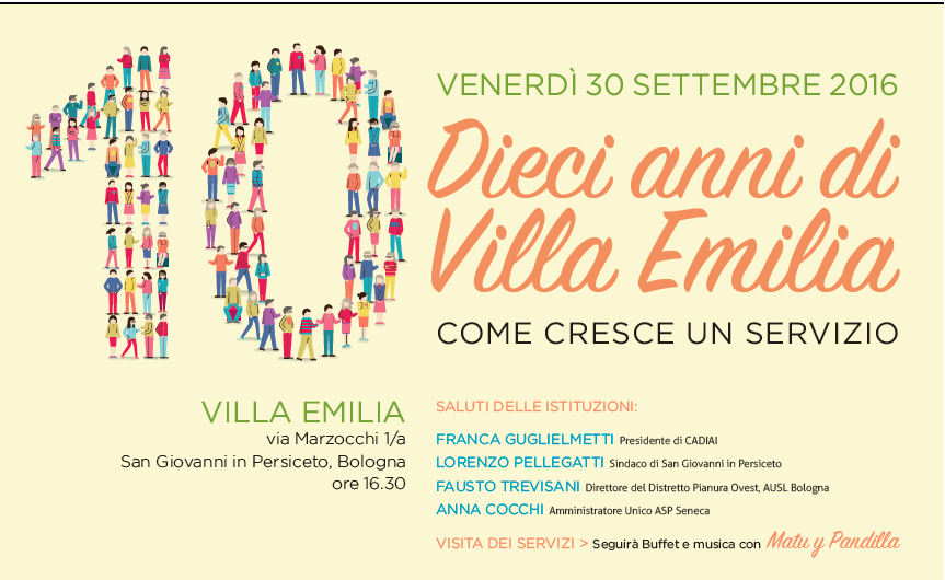 Decennale di Villa Emilia