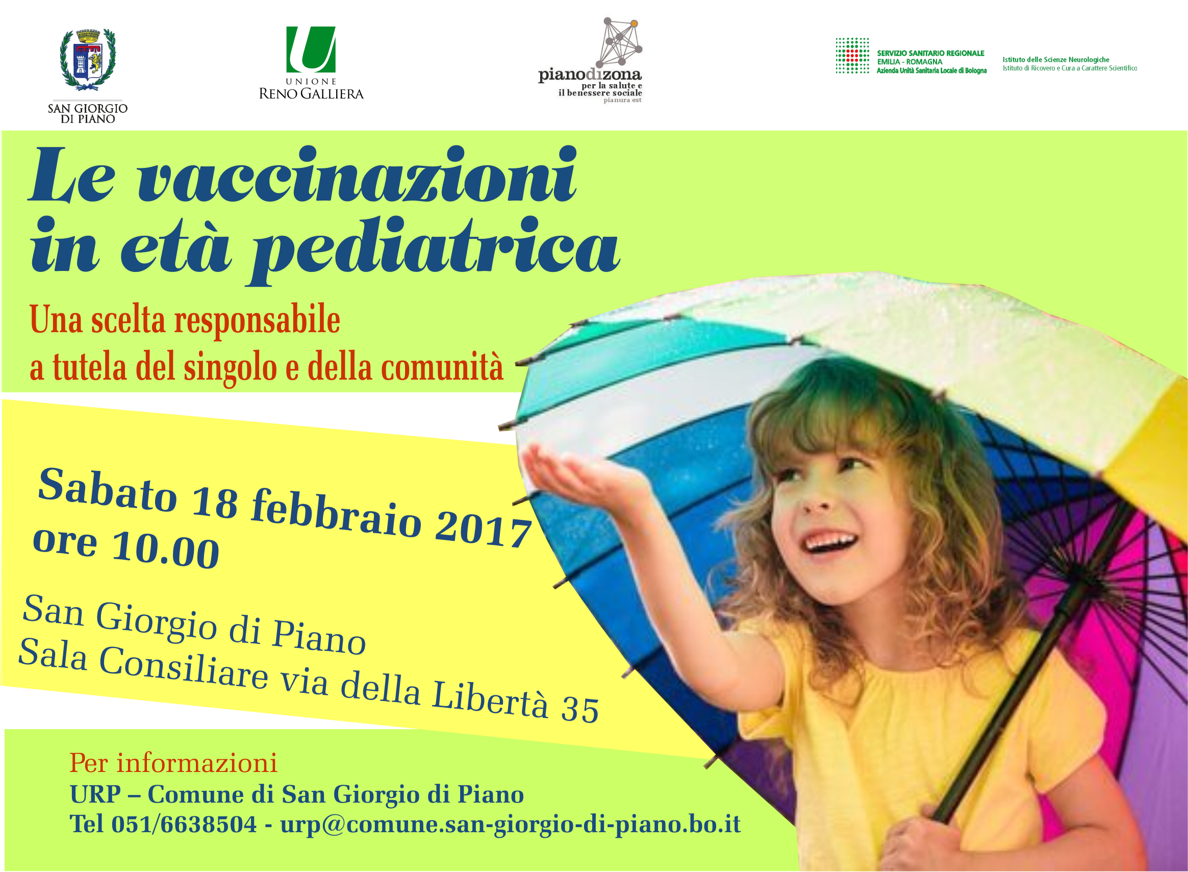 Le vaccinazioni in età pediatrica. Una scelta responsabile a tutela del singolo e della comunità