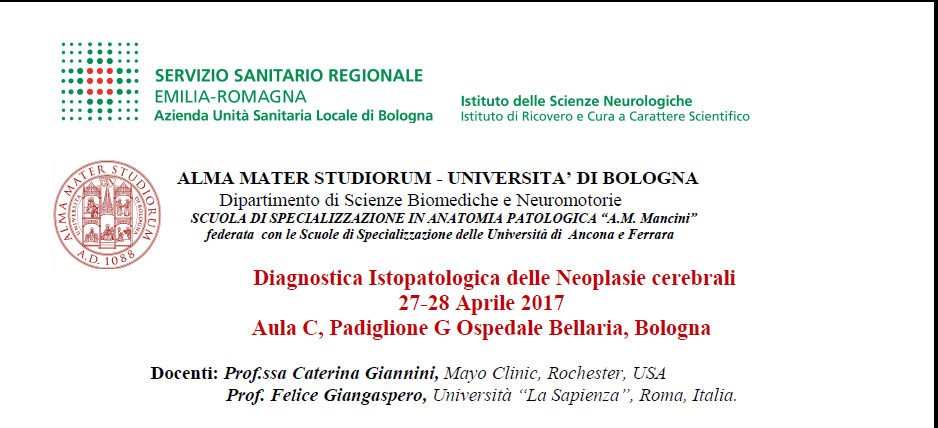 Diagnostica Istopatologica delle Neoplasie cerebrali