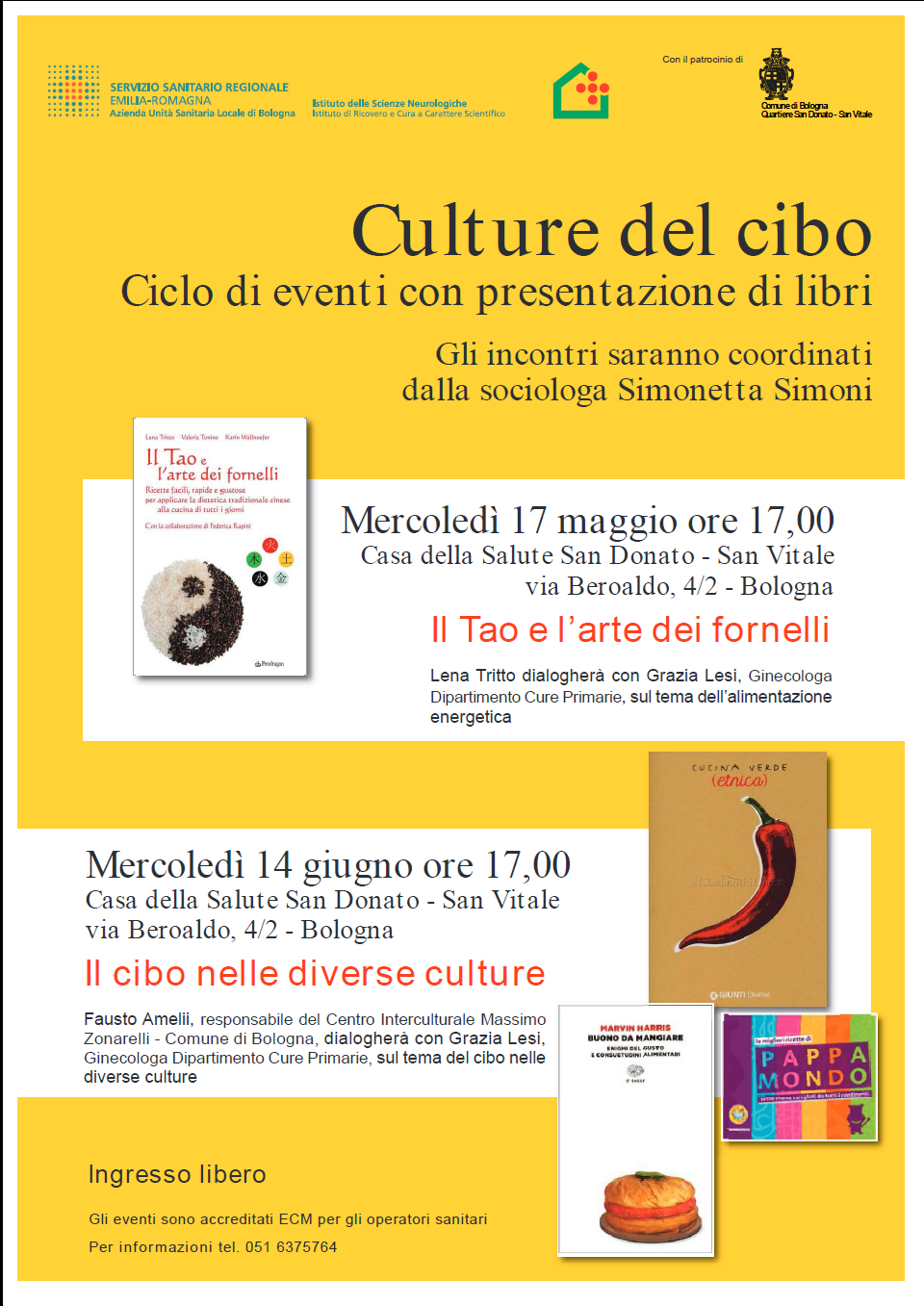 Culture del cibo - Ciclo di eventi con presentazione di libri