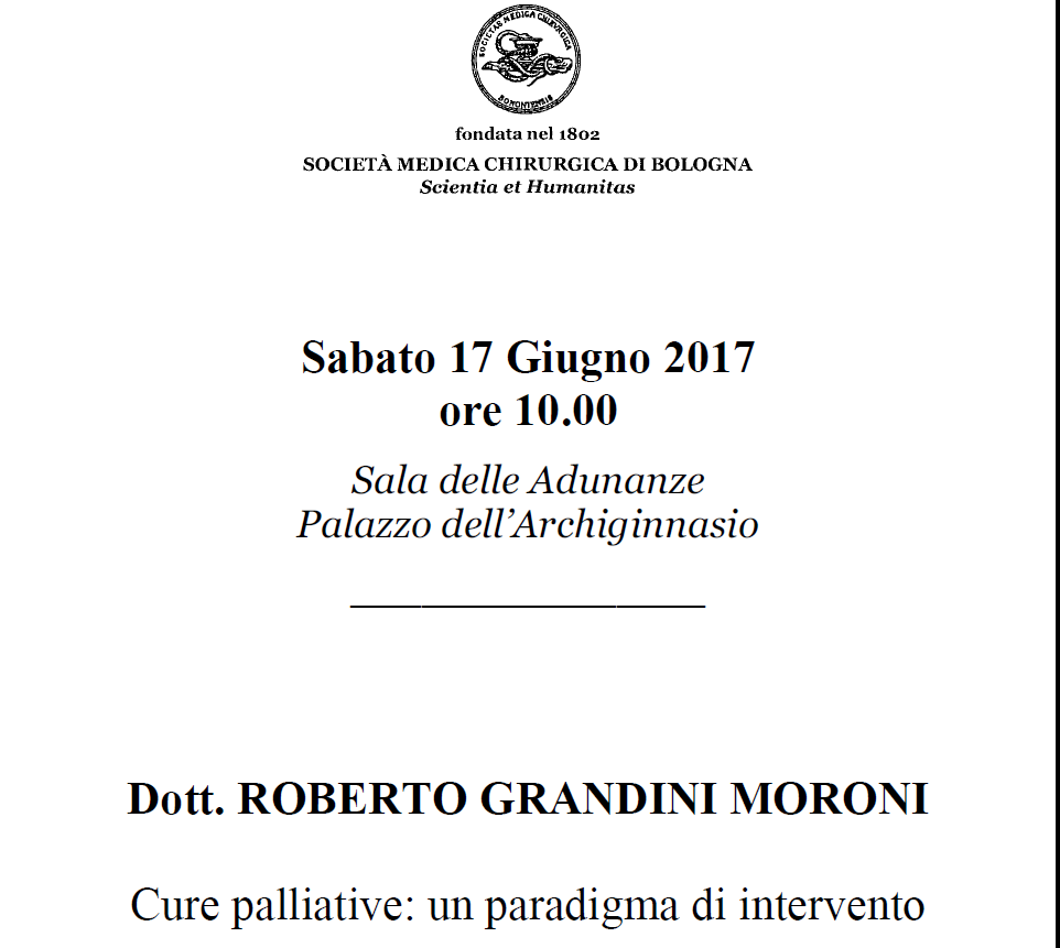 Cure palliative: un paradigma di intervento