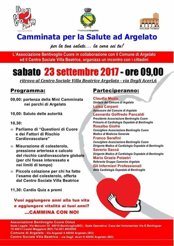 Camminata per la salute ad Argelato