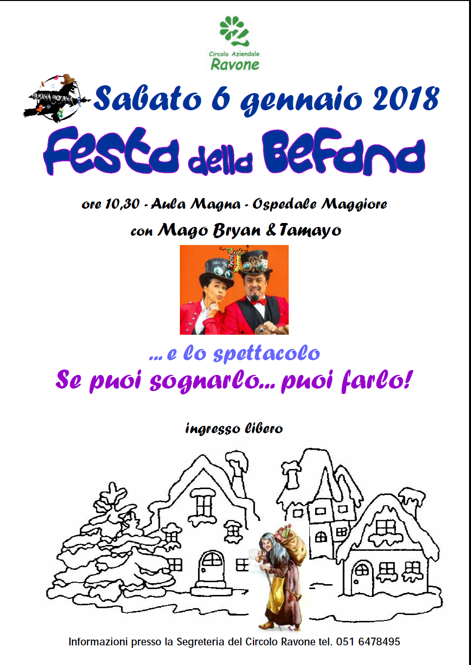 Festa della Befana del Circolo Ravone 