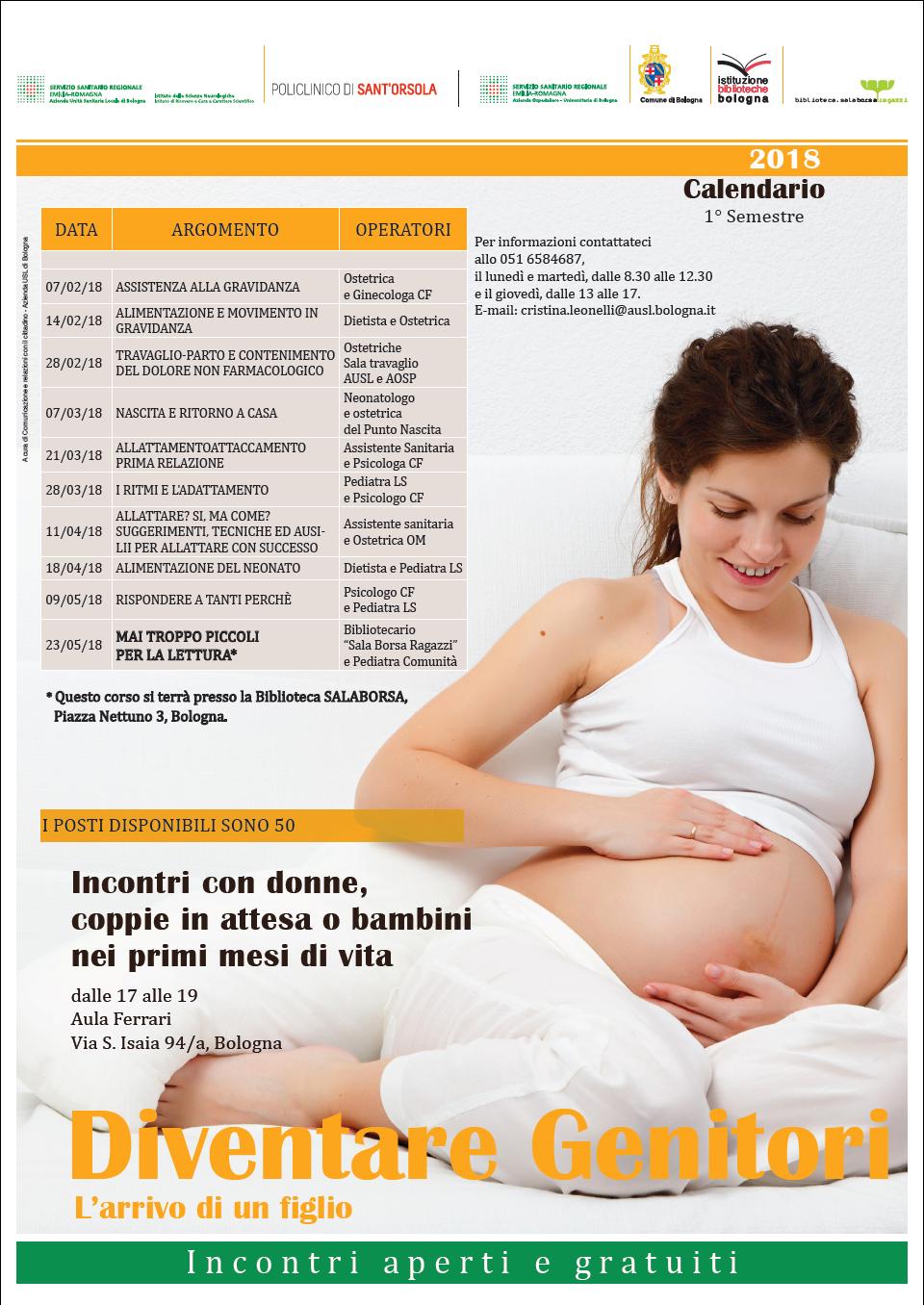 Diventare Genitori. L'arrivo di un figlio - Incontri con donne, coppie in attesa o bambini nei primi mesi di vita