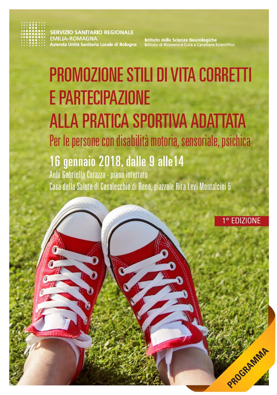Promozione stili di vita corretti e partecipazione alla pratica sportiva adattata - 1^ edizione