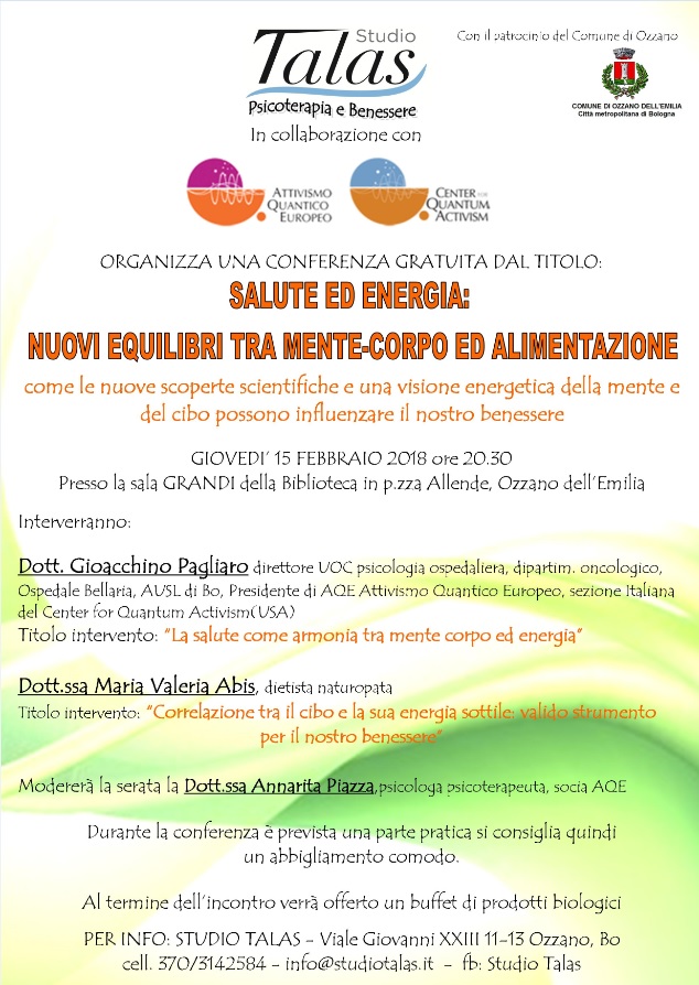Salute ed energia Salute ed energia