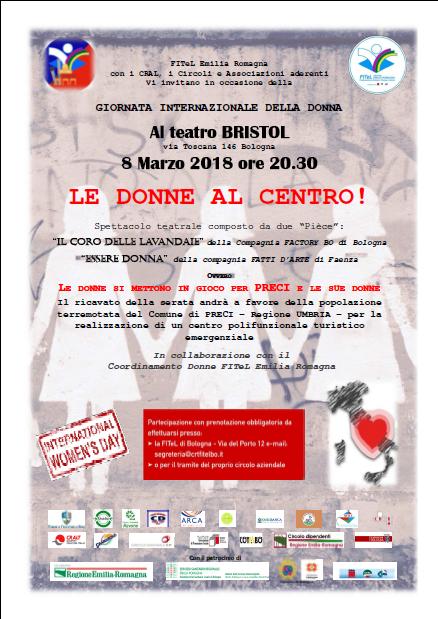 LE DONNE AL CENTRO! LE DONNE AL CENTRO!