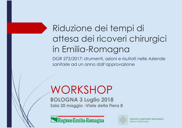 Riduzione dei tempi di attesa dei ricoveri chirurgici in Emilia-Romagna