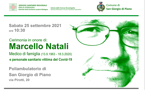 Intitolazione del Poliambulatorio di San Giorgio di Piano a Marcello Natali e al personale sanitario vittima del Covid-19
