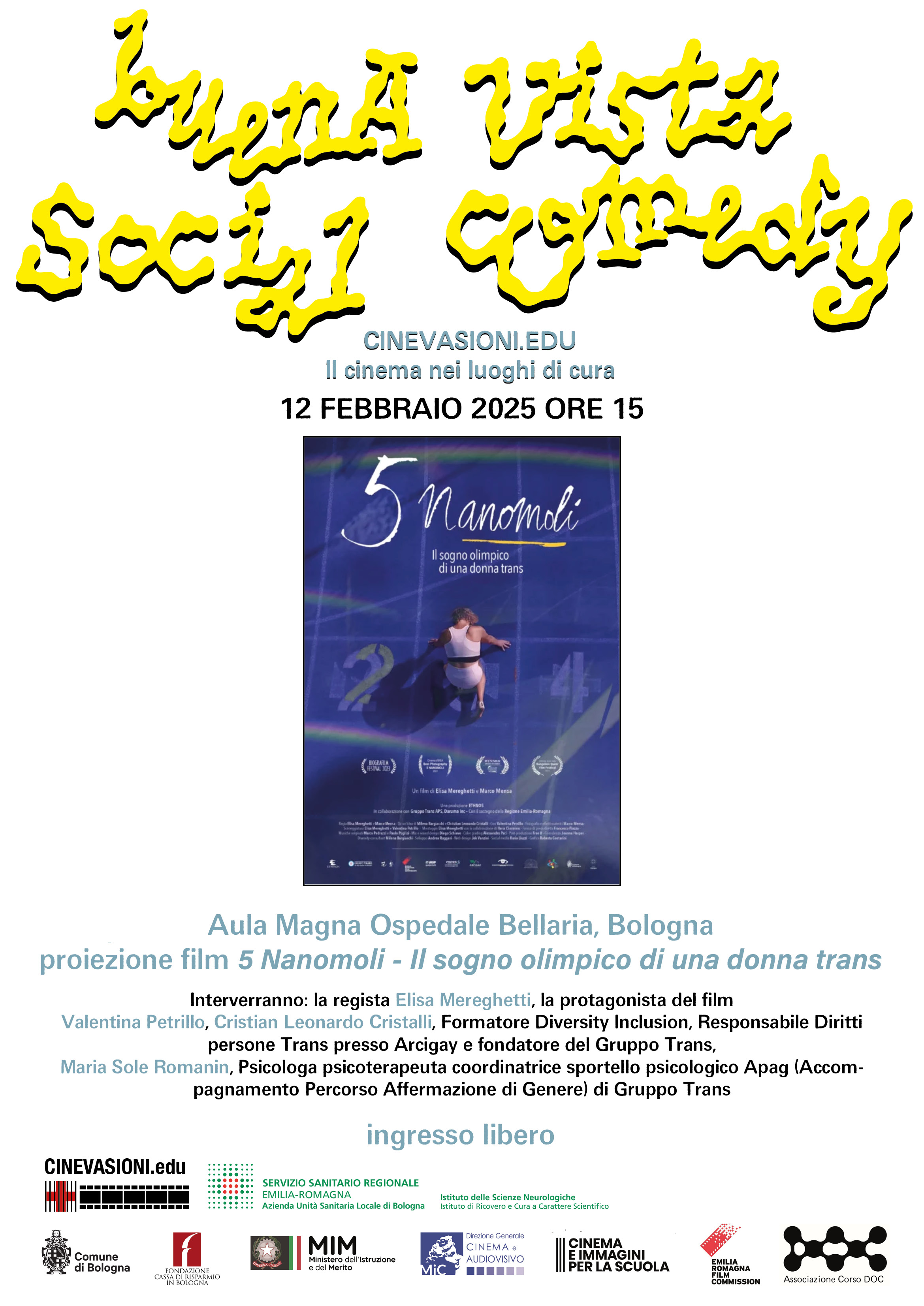 Buena vista social comedy - 5 Nanomoli. Il sogno olimpico di una donna trans