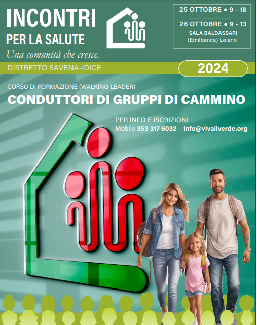 Corso di formazione per conduttori di Gruppi di cammino Walking Leader