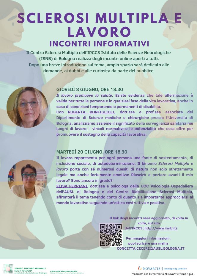 Sclerosi multipla e lavoro. Incontri informativi