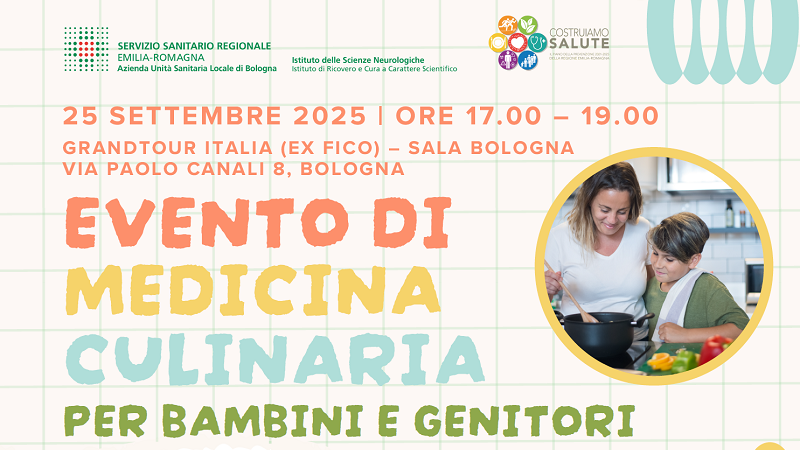 Evento di medicina culinaria per bambini e genitori