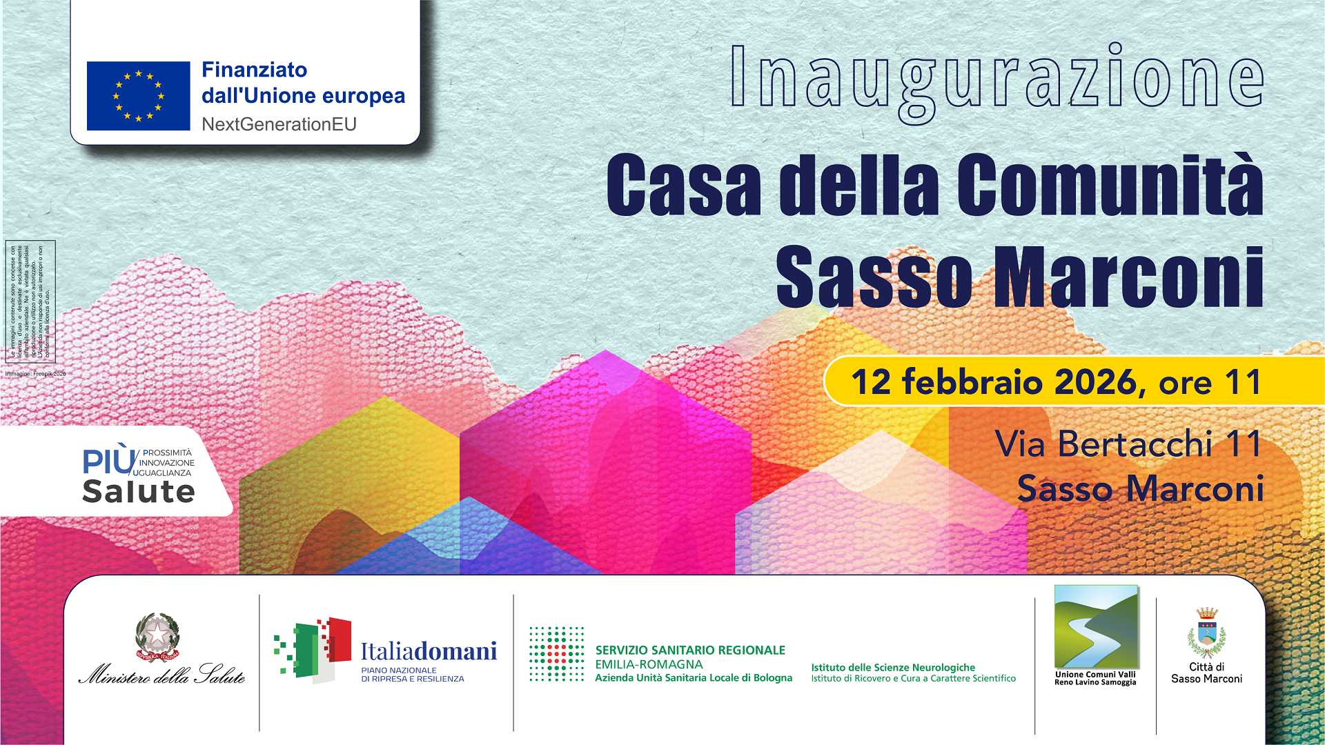 Inaugurazione Casa della Comunità di Sasso Marconi