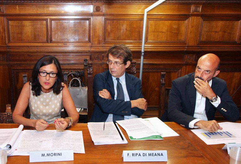 Conferenza stampa di presentazione dell'Accordo tra Azienda Usl di Bologna e Medici di Medicina Generale  - Mara Morini, Francesco Ripa di Meana e  Massimo Annicchiarico