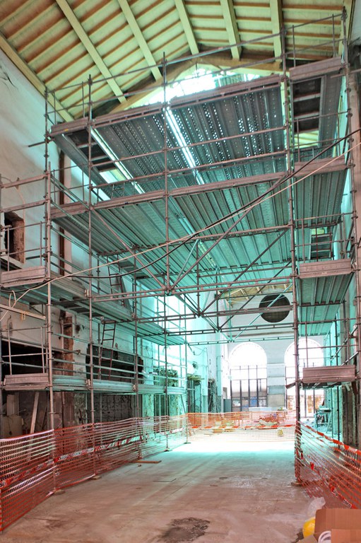 Il cantiere del Mercato di Mezzo