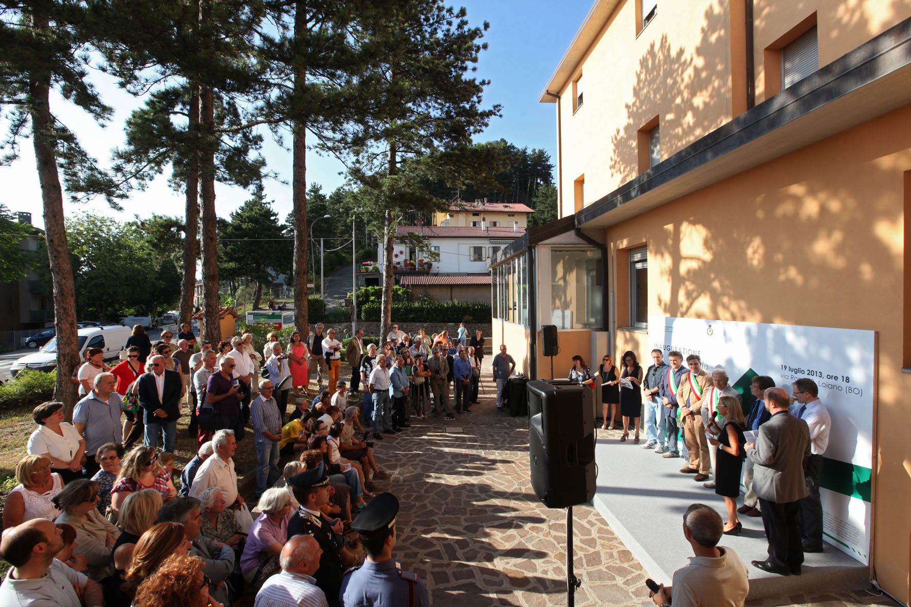 Un momento dell'inaugurazione