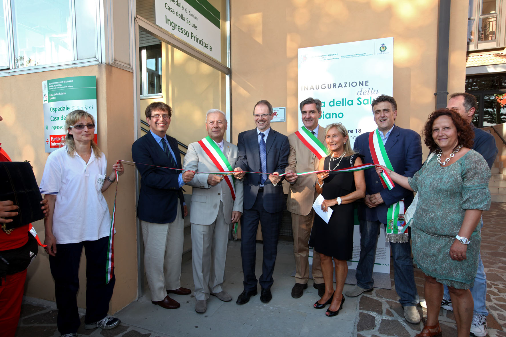 Il taglio del nastro